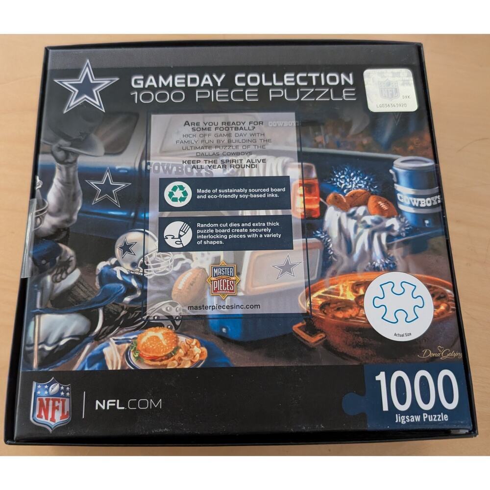 🍀NIP NFL Gameday Collection Cowboys Puzzle - Picture 2 of 2